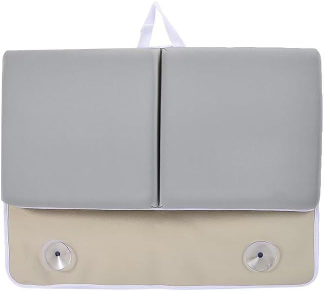 Water-Resistant Baby Bath Kneeler and Elbow Rest Pad Set, Soft Painless Tub Kneeling Pad for Bathing Baby with Toy Pocket Bathtub Knee Cushion Mat for First Time Mom Newborn Bath Time Essentials