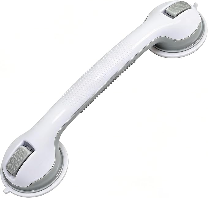 Grab Bars for Shower Handle Shower Grab Bars for Seniors Safety 1Pcs 16.12 Inch Elderly Suction Cup Bathtubs and Showers Toilet Handles for Elderly Safety Walls Bathroom Tub Handles Hand Rail 1