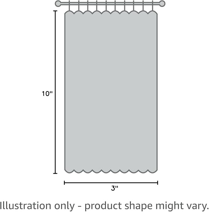 30" Shower Curtain Water Barrier & Leak Guard Kit – Side Seal System Stops Water Leaks, Blow-in & Splashing – Keeps Water in Tub or Shower – Easy Install, Works with Any Curtain (30” Wall Channels)
