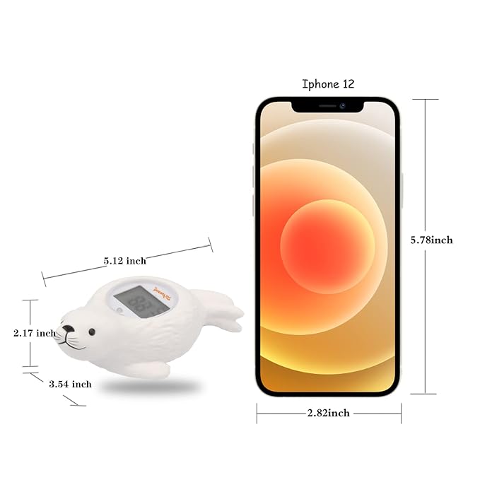 Doli Yearning Baby Bath Thermometer Baby Safety Water Thermometer for Kids | ±1℉ Accuracy; Long Battery Life; BPA-Free; Rapid Response