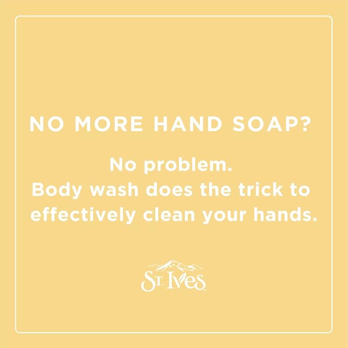 St. Ives Body Wash - Soothing Moisturizing Cleanser with Oatmeal & Shea Butter, Natural Body Wash for Sensitive Skin Made with Plant-Based Cleansers and 100% Natural Extracts, 16 Oz Ea (Pack of 2)
