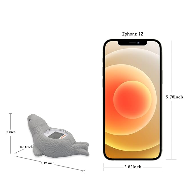 Doli Yearning Baby Bath Thermometer Baby Safety Water Thermometer for Kids | ±1℉ Accuracy; Long Battery Life; BPA-Free; Rapid Response