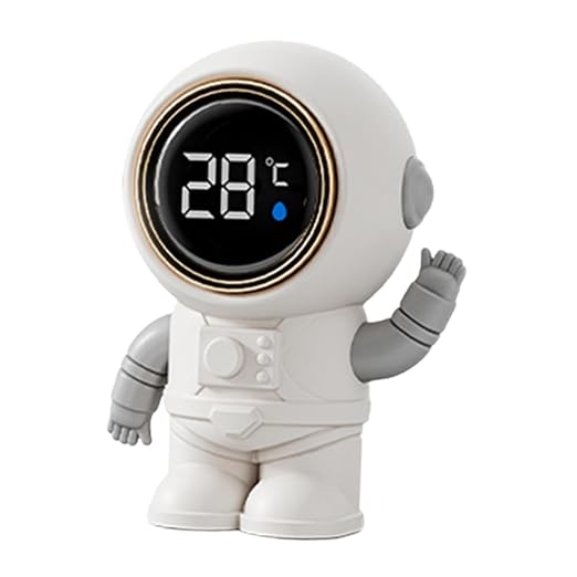 Baby Bath Thermometer Digital Water Thermometer Waterproof for Bathtub Infant Bathroom Household- Astronaut