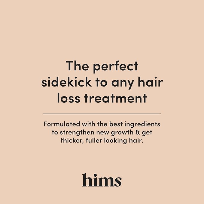 hims Max Volume Shampoo & Conditioner Set - Biovolume 128, Biotin, & Argan Oil - Root Lift & Moisturizing for Fine Hair - Sulfate-Free, Paraben-Free, Vegan - Citrus Spice Scent - 6.4 Fl Oz Each
