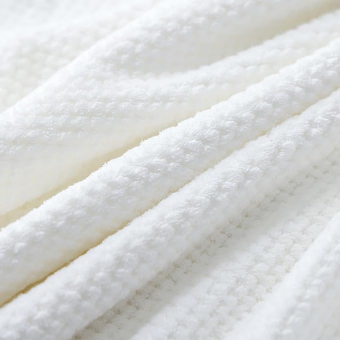 40x80 Inches Bath Sheets Towels for Adults Oversized Bath Towels Extra Large Luxury Super Soft Absorbent Quick Dry Microfiber (White, 2PCS)