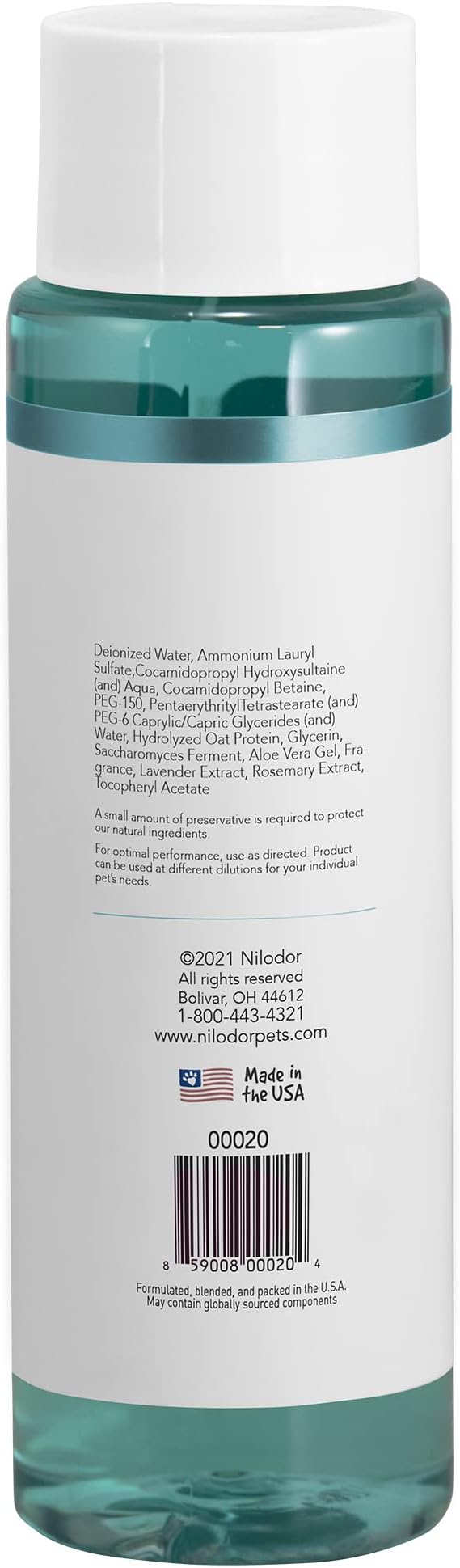 Bobbi Panter Deodorizing Dog Shampoo Chamomile & Plant-Based Deodorizers – Degreasing Natural Formula for Strong Odors, Fresh Clean Scent, Tear-Free, 25:1 Concentrate, Made in USA, 13 oz
