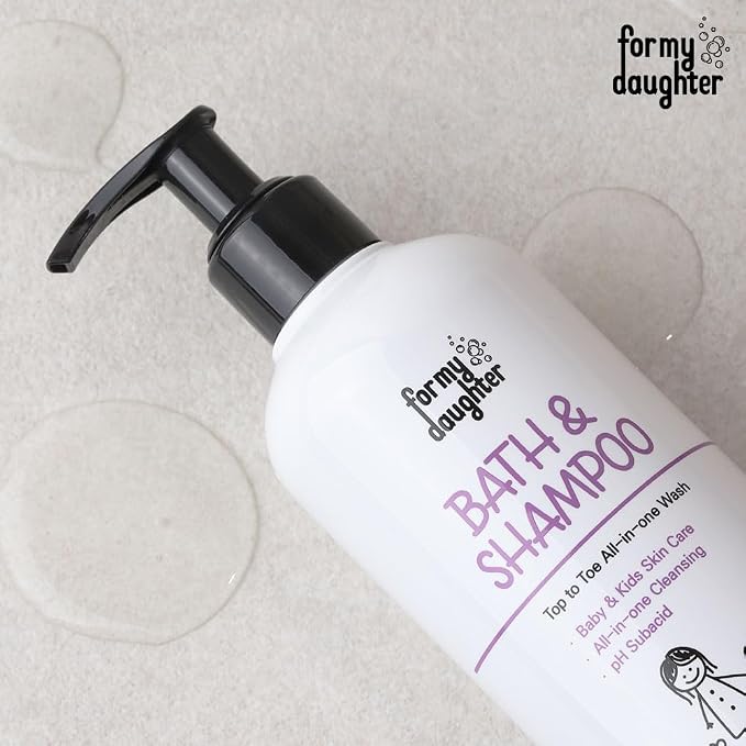 for my daughter 2-in-1 Baby Bath Wash & Hair Shampoo– Gentle 2-in-1 Cleanser Safe, Natural, and Effective Care for Delicate Baby Skin & Hair (280ml / 9.46oz)