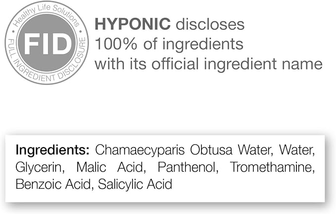 HYPONIC Premium No-Sting Hinoki Cypress Ear Cleaner (for All Dogs) - Dog Ear Cleaning Solution, Cleans and Removes Odors (4.06 oz)