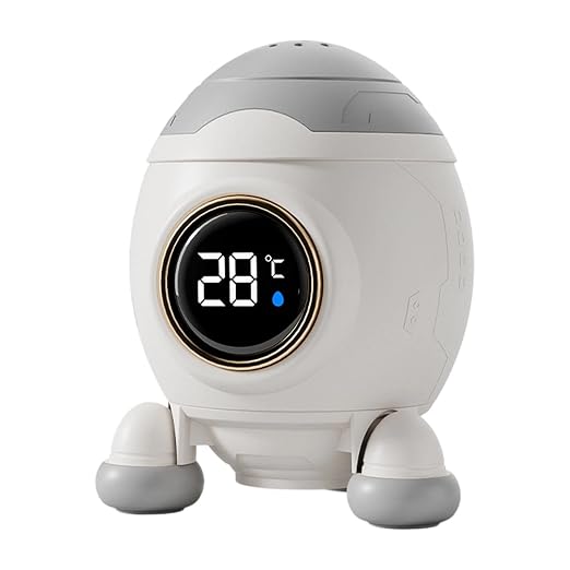 Baby Bath Thermometer Digital Water Thermometer Waterproof for Bathtub Infant Bathroom Household- Spaceship