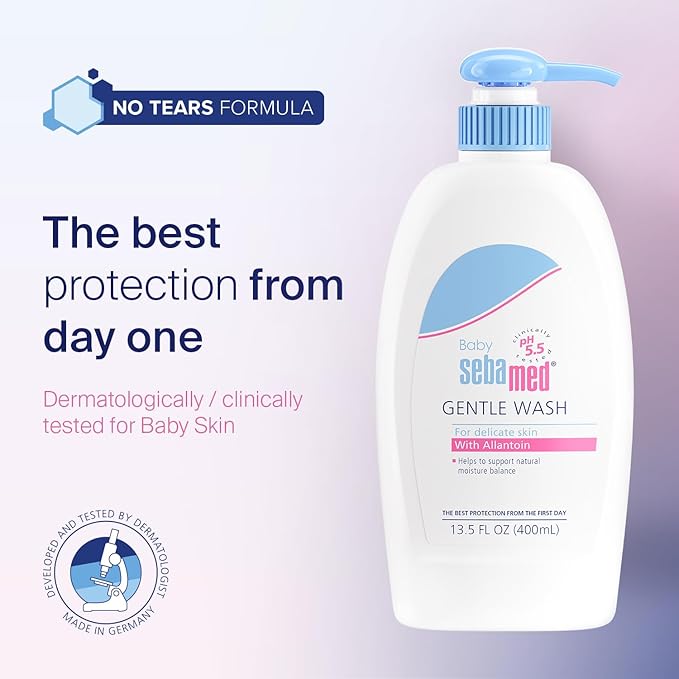 Sebamed Baby Gentle Wash Extra Soft for Delicate Skin (13.5 Fluid Ounces)