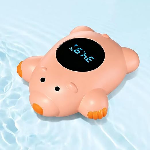 Kids Bath Water Gauge | Digital Waterproof Accurate Safety - Bear Bath Water Meter for Child,for Boys Girls Daycare Hospital Home Outdoor Bathtub Shower