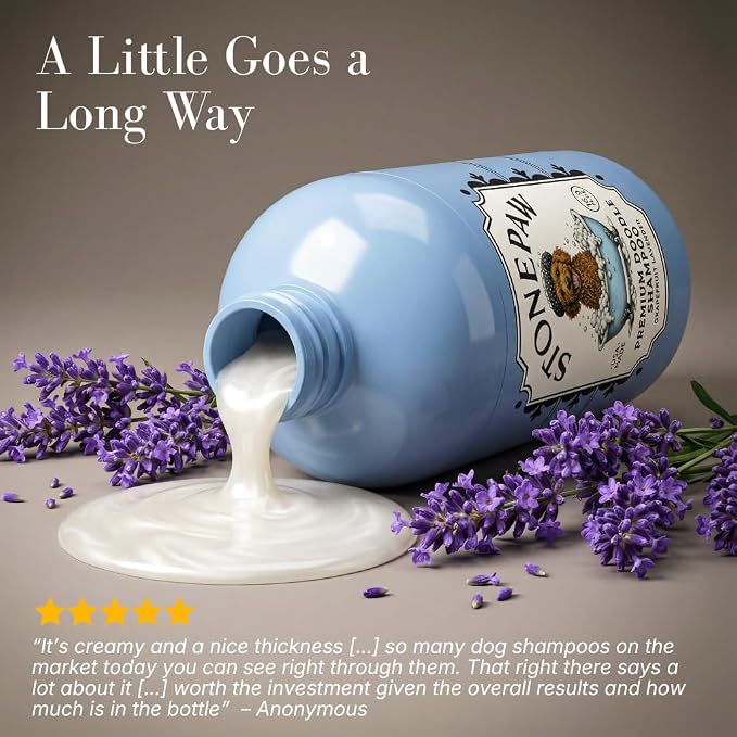Premium Doodle Shampoo and Conditioner – Detangling Dog Shampoo for Doodles, Goldendoodles, Bernedoodles, and Labradoodles – Adult & Puppy Shampoo, Lavender, 16oz