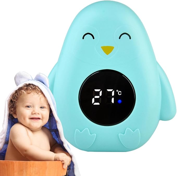 Baby Bath Thermometer, Baby Bath Thermometer with LED Display, Digital Bath Thermometer, Bath Temperature Tester, Kids Bath Thermometer, Floating Thermometer Baby Bath for Newborns, Infants, toddleers