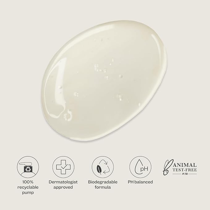 Renpure Kiwi and Hyaluronic Acid Ultra Hydrating Body Wash - Leaves Skin Moisturized - Rids Skin of Daily Grime - Gentle Formula - Dye and Paraben Free - Recyclable, Pump Bottle Design - 24 fl oz
