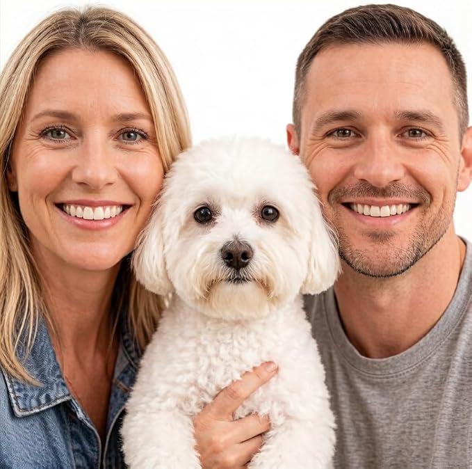 Tear Stain Remover for Dogs, Dog Tear Stain Remover Balm for Dogs with Applicator Brush, Professional Eye Crust Remover (2 Pcs)