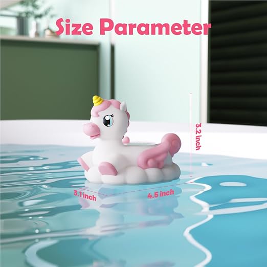 Baby Bath Thermometer Newborn Digital Unicorn Baby Bath Temperature Thermometer for Infant Bathtub Water Floating Rubber Toy WP01