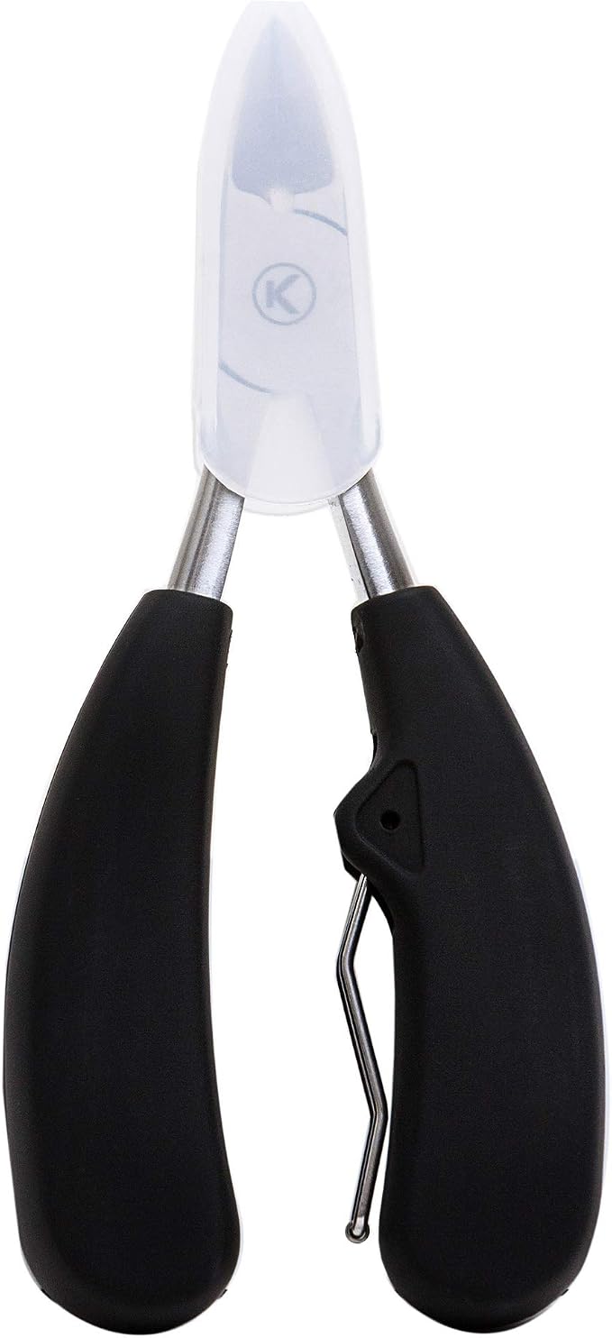Kohm Toenail Clippers | Extra-Wide Blade & Non-Slip Grip for Thick, Ingrown & Fungal Nails | Heavy Duty Nail Cutter for Seniors, Men, Women & Pets