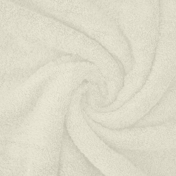 DAN RIVER 2 Pack Bath Sheets Extra Large 35x70, Large Bath Towels for Adults, XL Oversized Heavy Duty Towel Set, 600 GSM 100% Ring Spun Cotton, Soft Quick Dry, Ivory