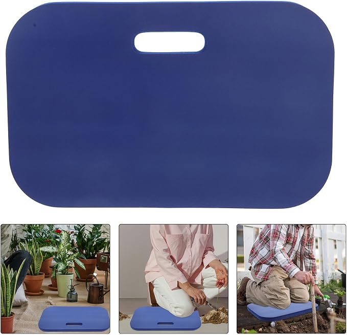 VICASKY Waterproof Garden Kneeling Pad Nbr Thick Cushion for Gardening and Bath Kneeler Blue High Resilience Outdoor Protective Kneeling Cushion