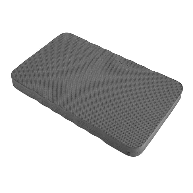 Garden Kneeling Mat Kneeling Pad Knee Cushion 4cm Thick EVA Water Portable Cushion Pad for Gardening Cleaning Baby Bath Yoga Camping Car Repair (Gray)