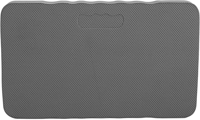 KIMISS EVA Garden Kneeling Pad Extra Thick Kneeling Pad Yaga Cushion for Gardening Bath Gray Compress and Over Time to Designed Ground Stone on or 4cm Knee (Grey)