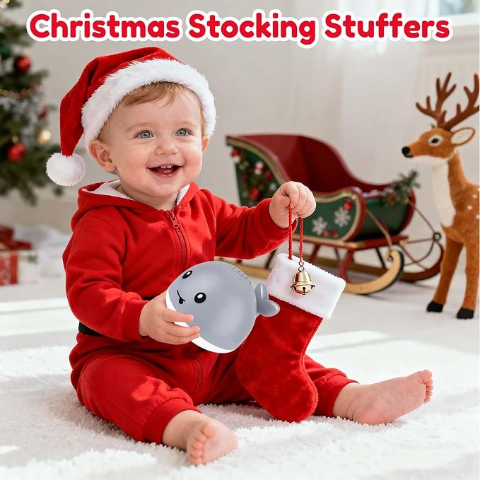 Toddler Whale Bath Toy Sprinkler - Water Pool Toys for Toddlers 1-3, Light Up Floating Baby Bath Toys, Birthday Gift for 1 2 3 4 5 Year Old Boys Girls,, Water Sensory Toys for Kids