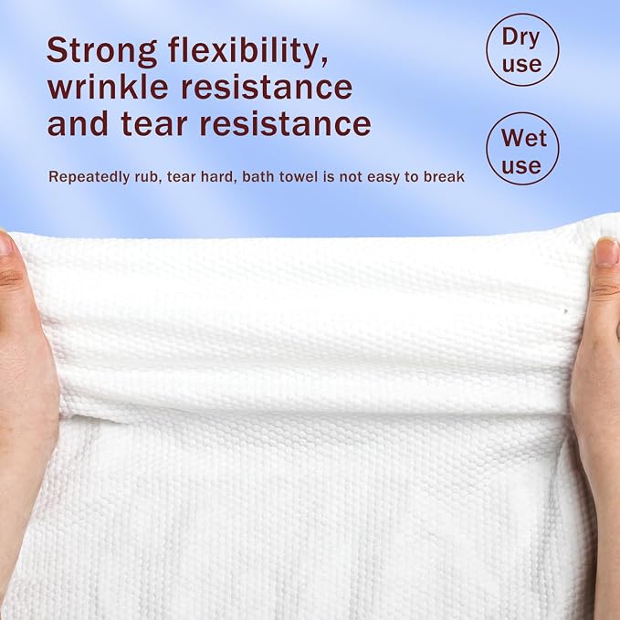 3-Pack Large Disposable Dog Towels, Absorbent Dry Wipes for Big Breeds | Absorbent & Quick-Dry / 27.5" x 47.2" Large Towel / Soft & Scratch-Free / Disposable & Time-Saving