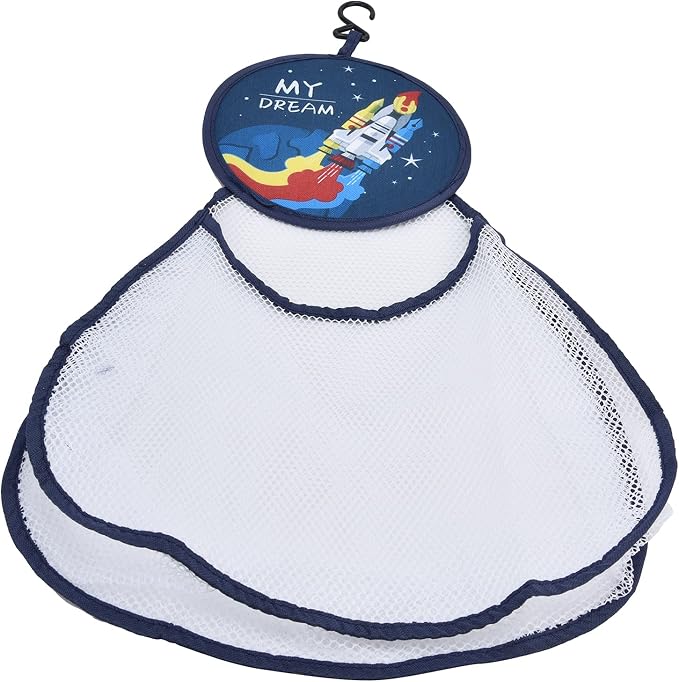 Bath Toy Organizer Bag Cute Cartoon Pattern Mesh Bath Tidy Storage Net Holder Basket Bag for Kids Bathroom Toys Polyester Material Large Capacity (Type 6)