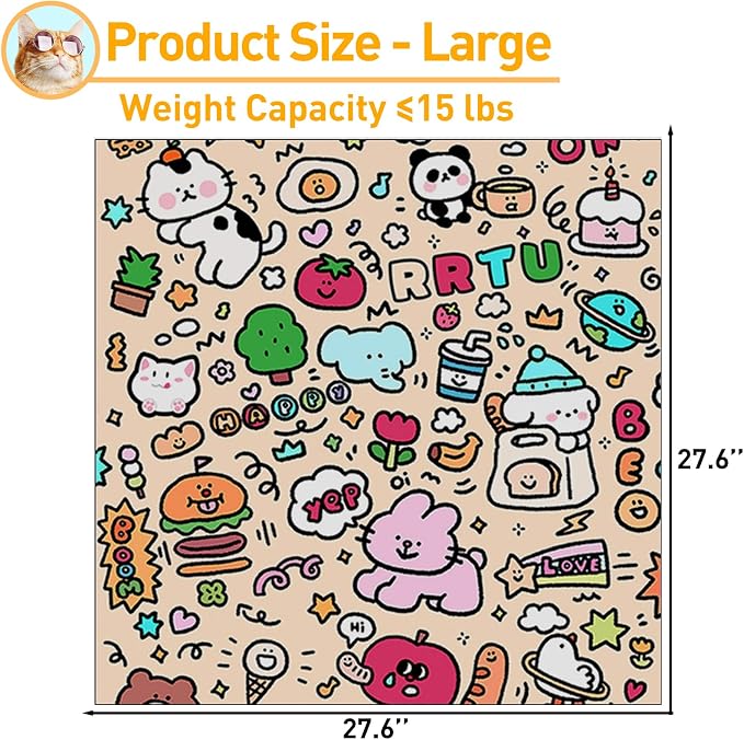 Cat Grooming Wrap | 27.6" Self-Adherent Calming Swaddle for Nail Clipping, Medicine, Ear Cleaning | Anti-Scratch & Escape-Proof, Fits ≤15 lbs, Large