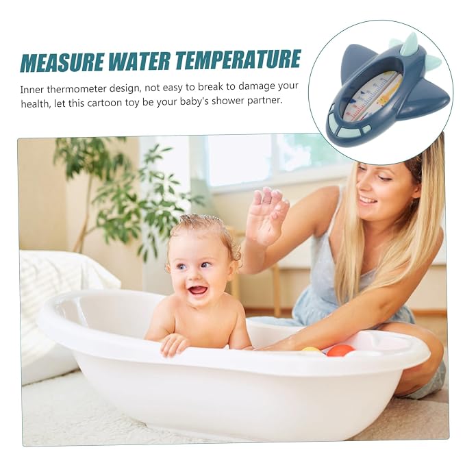 Yardwe Bath Thermometer for Newborns and Toddlers Gauge Accurate Water Measurement for Safe Bathing for Rooms and Bath