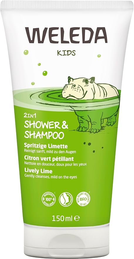 Weleda Kids 2-in-1 Lively Lime Shampoo & Bodywash 150ml