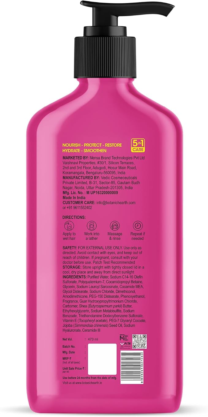 Botanic Hearth Shea Butter & Niacinamide Body Wash – Deeply Nourishing & Renewing Hydrating Shower Gel, Gentle Cleanser, Sulfate & Paraben Free – 16 fl oz