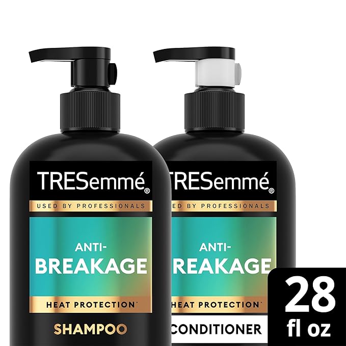 TRESemmé Shampoo & Conditioner, Anti-Breakage + Keratin Mask – Strengthening Products for Dry, Damaged Hair