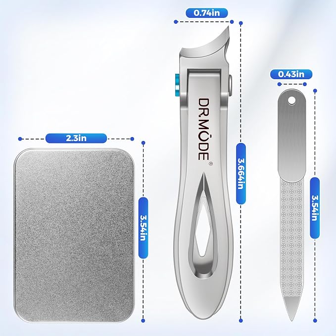 Toenail Clippers for Thick Toenails for Seniors, 2026 New Heavy Duty Nail Clippers for Men Thick Ingrown Nails with Wide Jaw Opening, Upgrade Slanted Curved Large Fingernail Ingrown Toenail Clippers