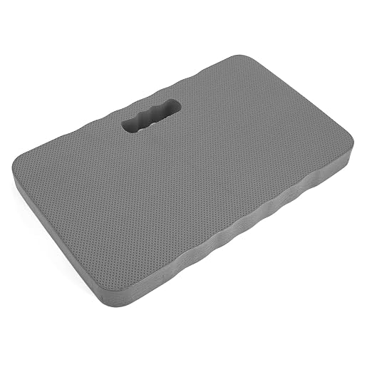 Yinhing Extra Thick Kneeling Pad, Yaga Kneeling Cushion for Gardening Cleaning Baby Bath Yoga,EVA Garden Kneeler Pad with Water Material 46x28x4cm (Gray)