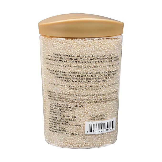 Calgon Ageless Bath Series Renewing Pearls, 16 oz. (Pack of 4)