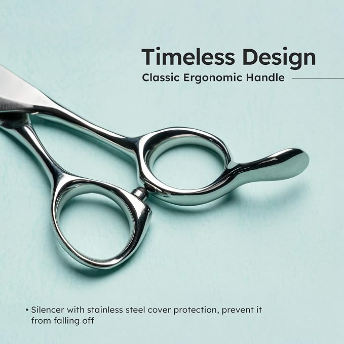 7” Dog Grooming Scissors – VG10 Japanese Steel Professional Pet Thinning Shears for Cats & Dogs | Clean Cut & Precise Trimming | Lightweight, Ergonomic, Handcrafted | Thinning Rate 50% | K9 Shears