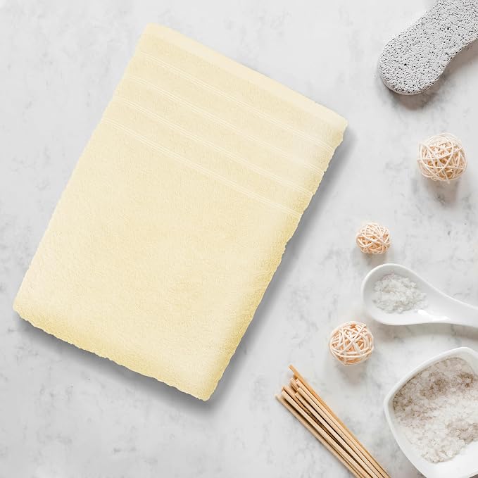 Avalon Towels Bath Towels Set of 4, Size 30 x 60 Inches, Highly Soft and Absorbent, Quick Drying, Lightweight, Perfect for Daily Use