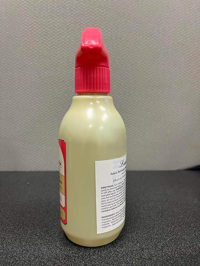 Laundrin Fabric Refresher Spray, Pet Odor Eliminator for Home, Room Essentials Fabric Spray, Odor & Bacteria Removal for Mattress, Curtain, Carpet, Furniture, & Bedding - 300ml, Darjeeling Lemon Tea