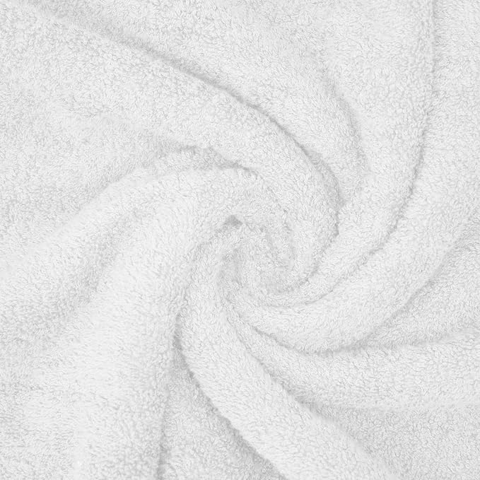 DAN RIVER 2 Pack Bath Sheets Extra Large 35x70, Large Bath Towels for Adults, XL Oversized Heavy Duty Towel Set, 600 GSM 100% Ring Spun Cotton, Soft Quick Dry, White