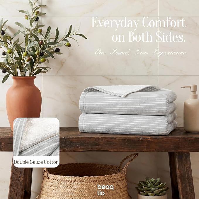 100% Cotton Face Towels Set, 2 Pack Hand Towels for Bathroom, Quick Dry, Super Absorbent, Light Weight, Soft, Double-Sided Cotton Towel, 29 * 13'', Gray