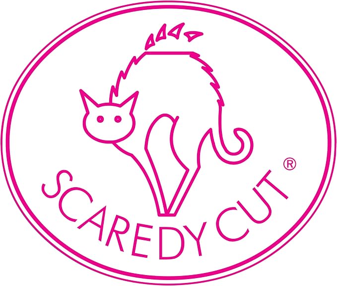 Scaredy Cut NO Buzz Dog Clippers, Tiny Trim Safety Scissor. A Silent Low Noise Pet Grooming Clipper, Right Handed Blue