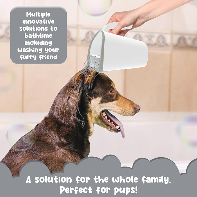 Shampoo Rinse Cup for Kids | Baby Bath Pail | Tear Free Baby Rinser Pail