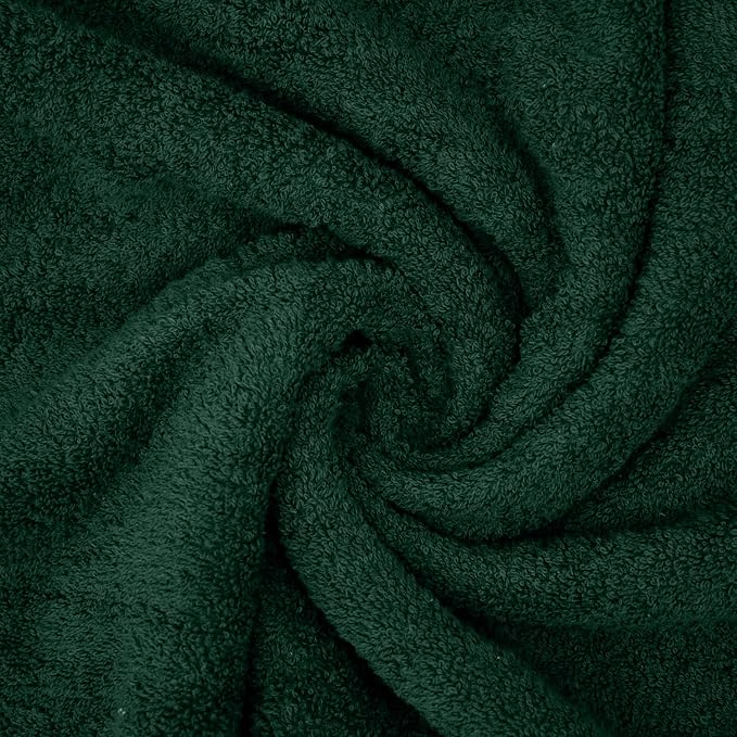 DAN River 2 Pack Bath Sheets Extra Large 35x70, Large Bath Towels for Adults, XL Oversized Heavy Duty Towel Set, 600 GSM 100% Ring Spun Cotton, Soft Quick Dry, Huntergreen