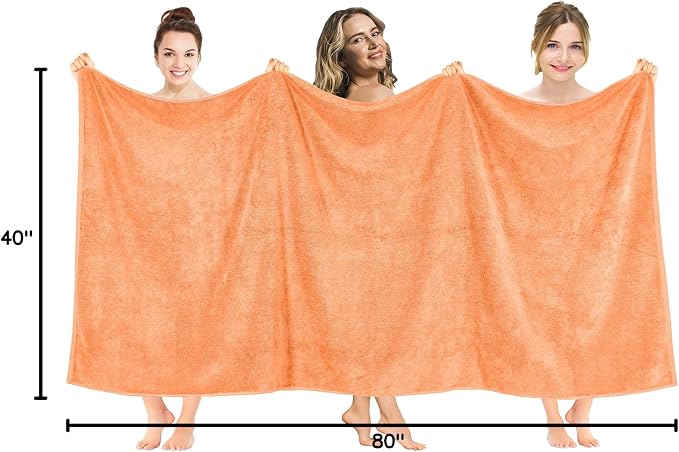 American Soft Linen 100% Cotton Luxury Turkish Towels, 40x80 XL Bath Sheet | Soft Absorbent Quick Dry OEKO Tex Standard 100 Certificated Durable Machine Washable Breathable Premium Hotel Quality