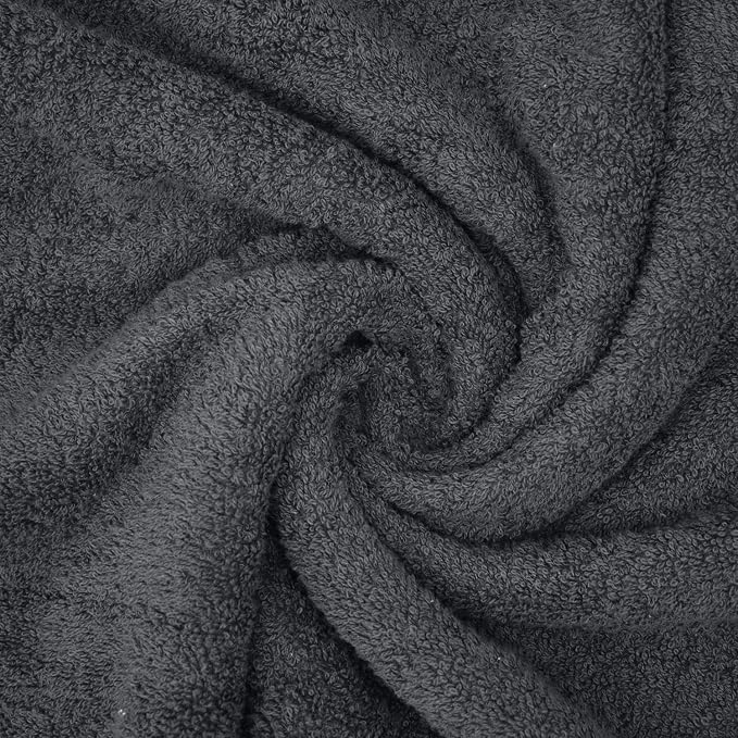 DAN RIVER 2 Pack Bath Sheets Extra Large 35x70, Large Bath Towels for Adults, XL Oversized Heavy Duty Towel Set, 600 GSM 100% Ring Spun Cotton, Soft Quick Dry, Grey