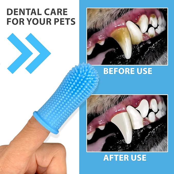 Pet Grooming Glove Set for Dogs & Cats – Premium Pet Hair Removal Glove with Free Nail Clippers & Nail File