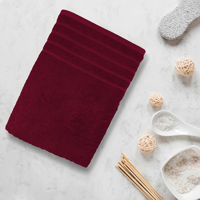Avalon Towels Bath Towels Set of 4, Size 30 x 60 Inches, Highly Soft and Absorbent, Quick Drying, Lightweight, Perfect for Daily Use