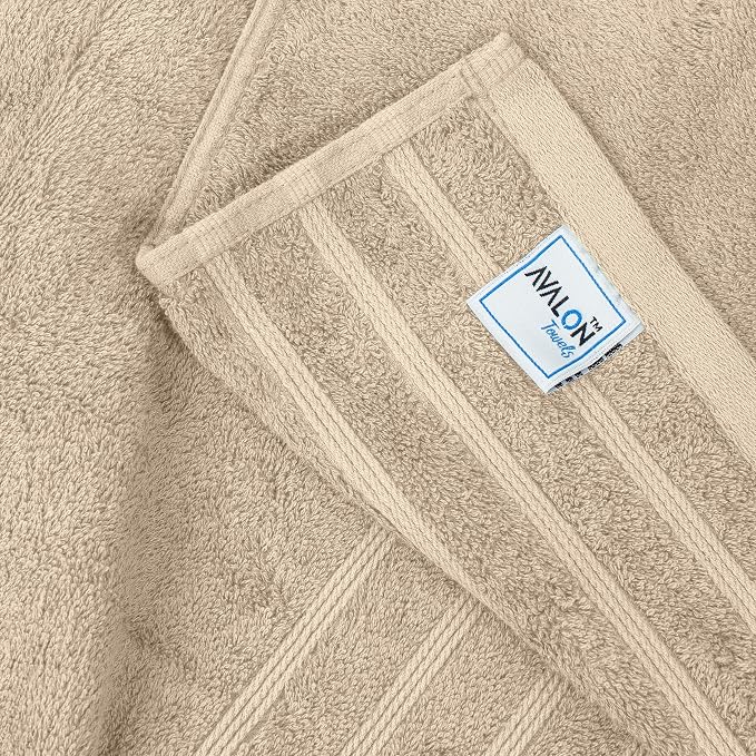 Avalon Towels Bath Towels Set of 4, Size 30 x 60 Inches, Highly Soft and Absorbent, Quick Drying, Lightweight, Perfect for Daily Use