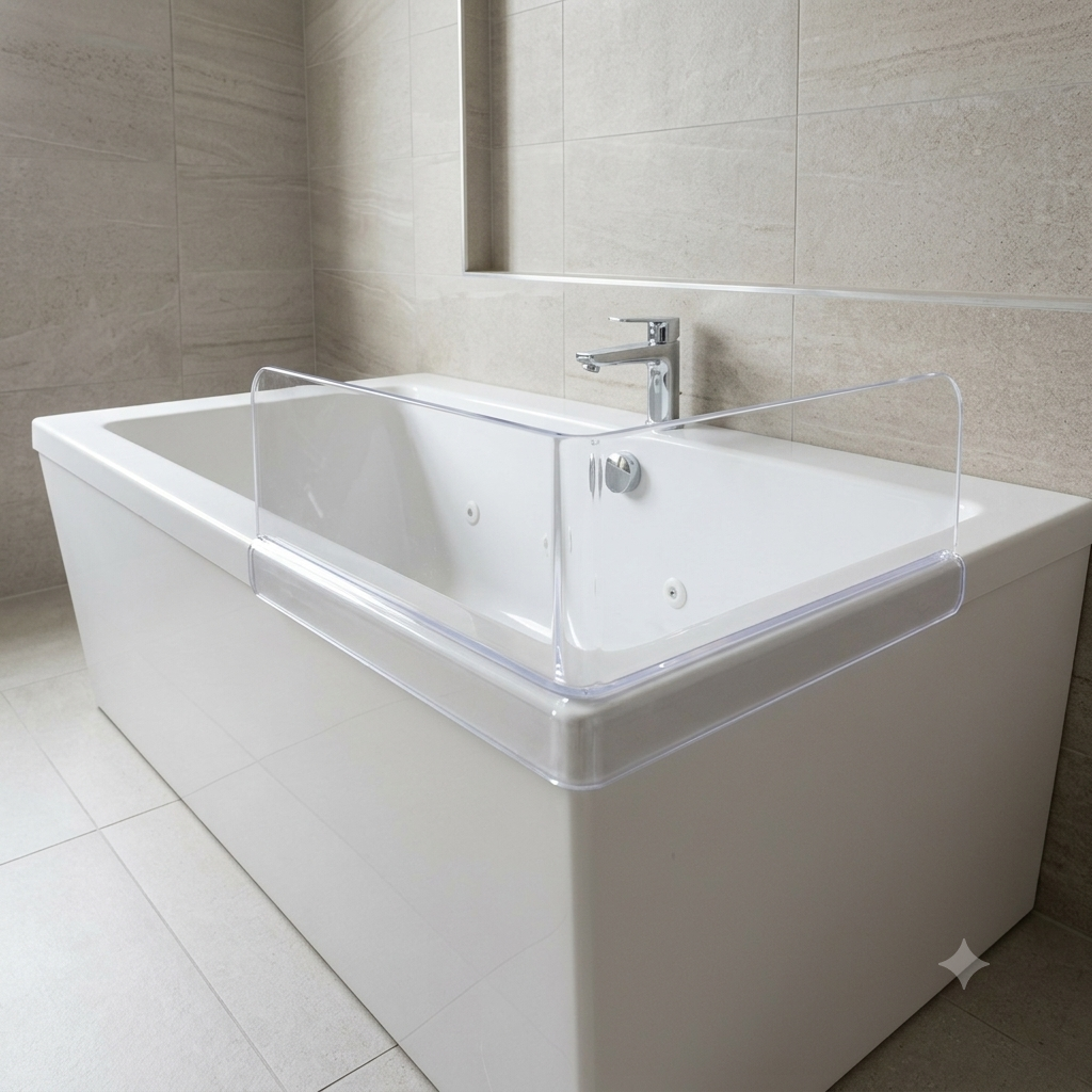 Bathtub Splash Guard